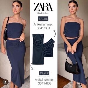 Zara Navy Blue set